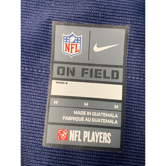 Womens M Seattle Seahawks NFL On Field Navy Game Jersey EUC 12 FLICK  EUC 8320 - Picture 5 of 8